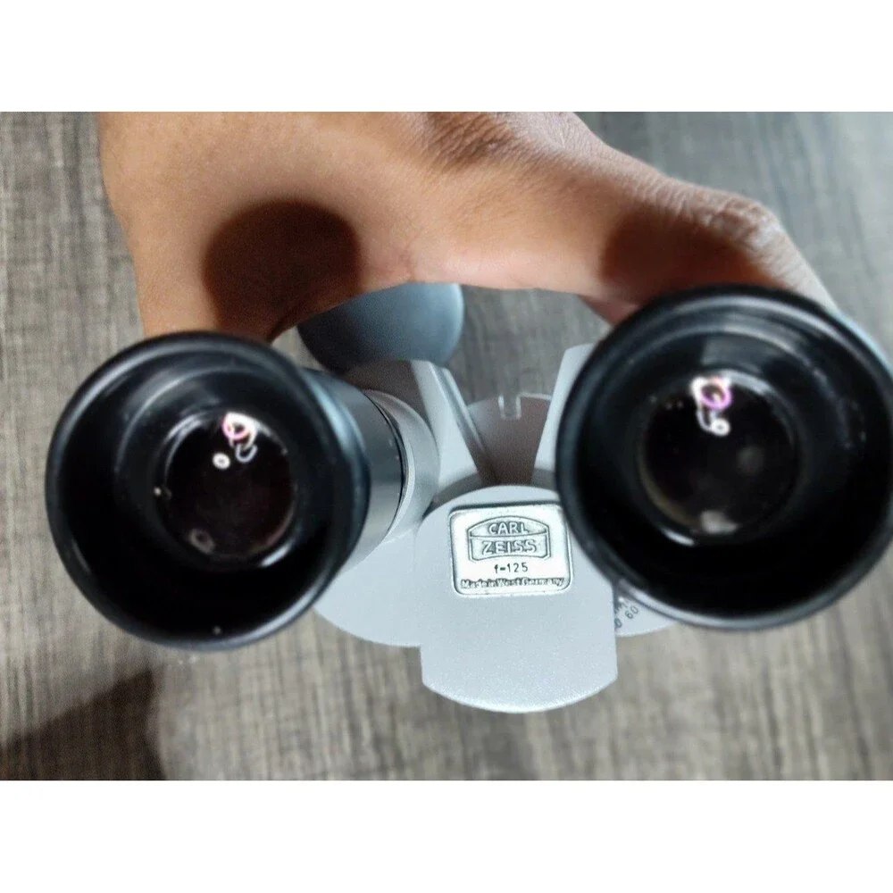 Carl Zeiss f=125 Binocular with 12.5x Eyepieces Made in Germany